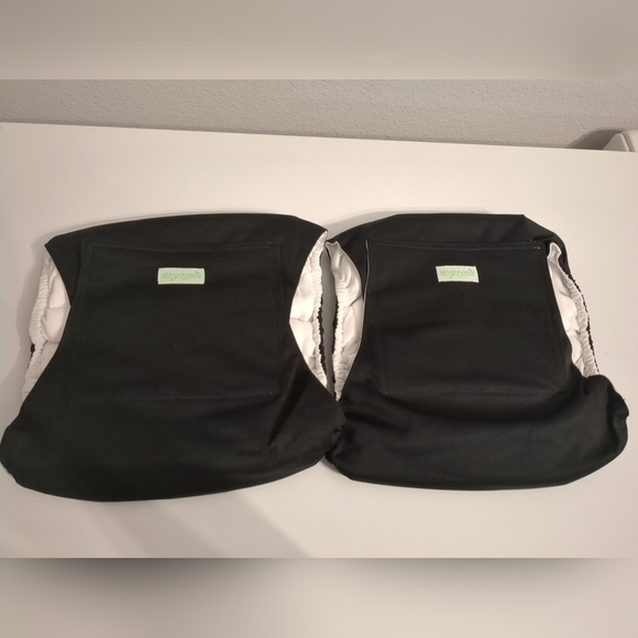 Wegreeco Washable Male Dog Belly Wrap - Pack of 2 - Black  Size Large NWOT - Picture 1 of 4